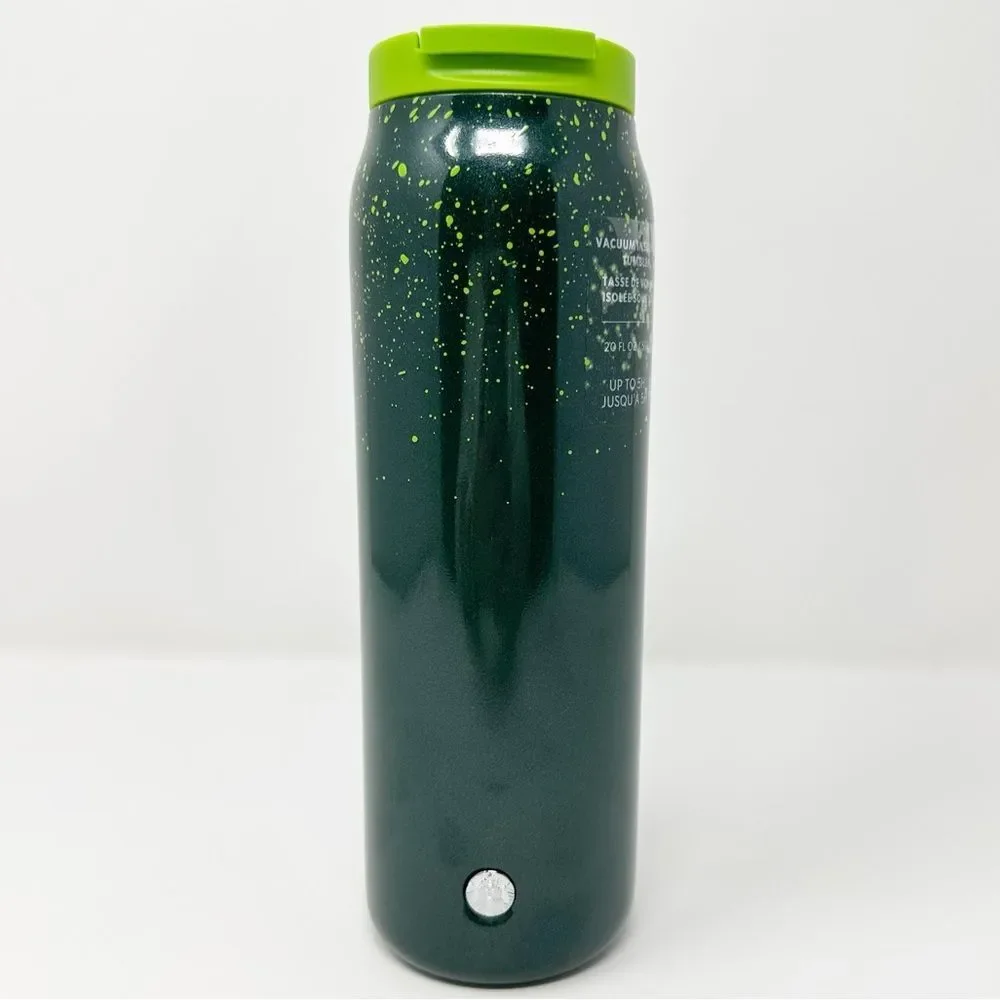 STARBUCKS LIMITED EDITION STAINLESS STEEL‎ GREEN SPECKLE TUMBLER NWT